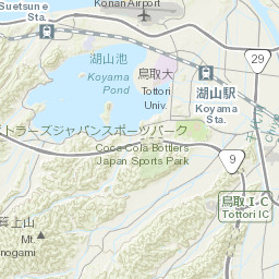 鳥取の大気汚染 現在の大気汚染地図