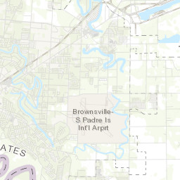 ブラウンズビルの大気汚染 現在の大気汚染地図