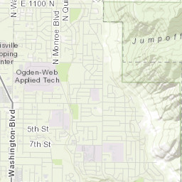 Ogden City, Bureau of Land Management, Utah AGRC, Esri, HERE, Garmin ...