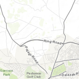 Dalazak Road Peshawar Map Peshāwar Guide Map - Digital Maps And Geospatial Data | Princeton University