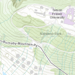 Sfu Burnaby Campus Map Burnaby campus map + directions   SFU.ca   Simon Fraser University