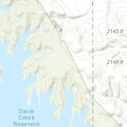 Davis Creek Reservoir Contour Map National Weather Service Advanced Hydrologic Prediction Service