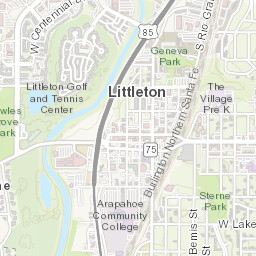 Historic Districts Map Littleton Co