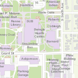 Montana State University Campus Map Campus Map | Montana State University