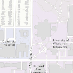 Uw Milwaukee Campus Map Cartography Gis Center