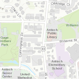 Antioch Station Parking Lot Map Metra