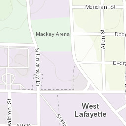 Purdue Campus Map West Lafayette Campus
