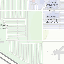 Mapa Topografico Da Banner University Medical Center South