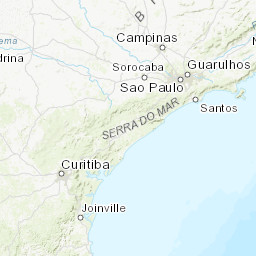 ブラジル連邦共和国の大気汚染 現在の大気汚染地図