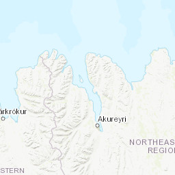 アイスランド共和国の大気汚染 現在の大気汚染地図