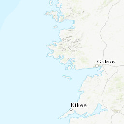 アイルランドの大気汚染 現在の大気汚染地図