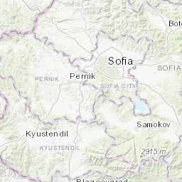 マケドニア旧ユーゴスラビア共和国の大気汚染 現在の大気汚染地図