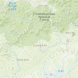 chattahoochee national forest map