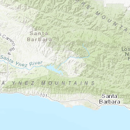 Santa Ynez Mountains Map P&D Interactive Map