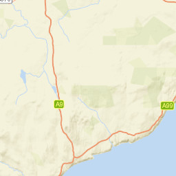 A9, Latheron, Highland KW5, UK Street Map