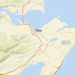 Dornoch Firth Bridge, UK Street Map