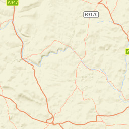 B9001, Inverurie, Aberdeenshire AB51, UK Street Map