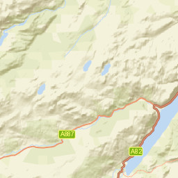 A887, Inverness, Highland IV63, UK Street Map
