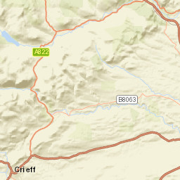 A822, Dunkeld, Perth and Kinross PH8 0BZ Street Map