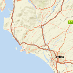 A737, Kilwinning, North Ayrshire KA13, UK Street Map