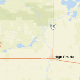 Alberta 2, High Prairie, AB T0G 1E0, Canada Street Map