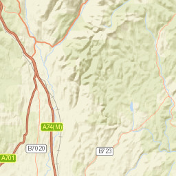 B709, Langholm, Dumfries and Galloway DG Street Map
