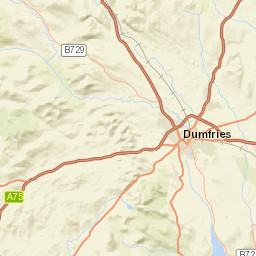6 Maiden Row, Crocketford, Dumfries, Dumfries and Galloway Street Map
