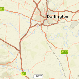 Tees View, Darlington DL2, UK Street Map