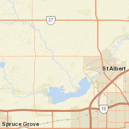 Range Road 261, Sturgeon County, AB Street Map