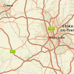 Greenway Bank, Brown Edge, Staffordshire ST8, UK Street Map