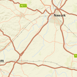 Great North Rd, Newark, Nottinghamshire NG24, UK Street Map