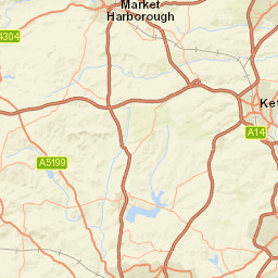  Northampton, Northamptonshire NN6, UK Street Map