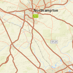 Northampton, Northamptonshire NN7 3BJ, UK Street Map