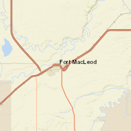 506-570 10 Street, Fort MacLeod, AB T0L Street Map