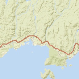 Trans-Canada Highway, Marathon Street Map