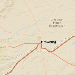 1-3 U.S. 89 Browning MT 59417 Street Map