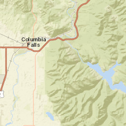 Columbia Falls, MT 59912, USA Street Map