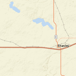 North Dakota 8, Stanley, ND 58784, USA Street Map