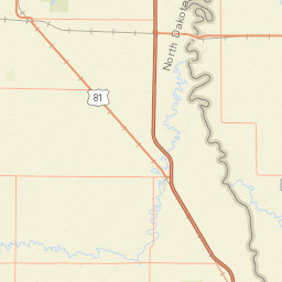 3200-3222 Frontage Road, Manvel, ND Street Map