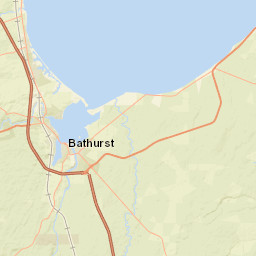 Queen Street, Bathurst, NB E2A 1A7 Street Map