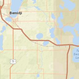 Paul Bunyan Drive Southeast, Bemidji, MN Street Map