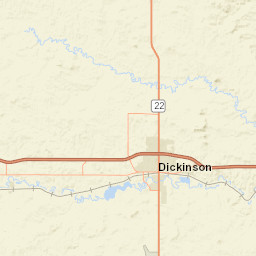 300-398 Villard Street West, Dickinson, ND  Street Map