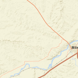 Custer County MT America Street Map