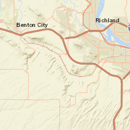 U.S. 395 & Interstate 82, Kennewick, WA Street Map