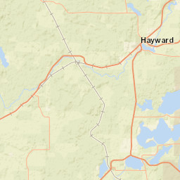 15305 Co Hwy K Hayward WI 54843 Street Map