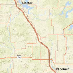 Bridge Street, New Auburn, WI 54757, USA Street Map