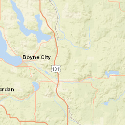 2601 Cliff Dweller Drive, Boyne Falls, MI Street Map