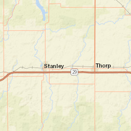 Wisconsin 29 Trunk, Thorp, WI 54771 Street Map