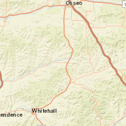 Interstate 94, Osseo, WI 54758, USA Street Map