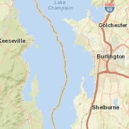 72 University Place, University of Vermont, Central Campus, B Street Map